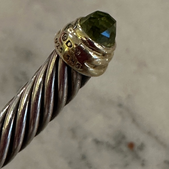 David Yurman cable flex bracelet with gemstone in silver - Picture 4 of 11